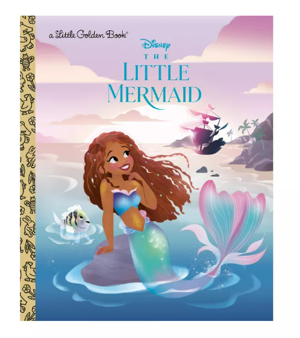 The Little Mermaid (Disney the Little Mermaid) - by Lois Evans (Little Golden Book) (Hardcover)