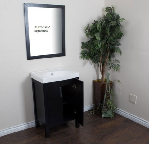 Bellaterra Home 23.8 Single Sink Vanity - Black