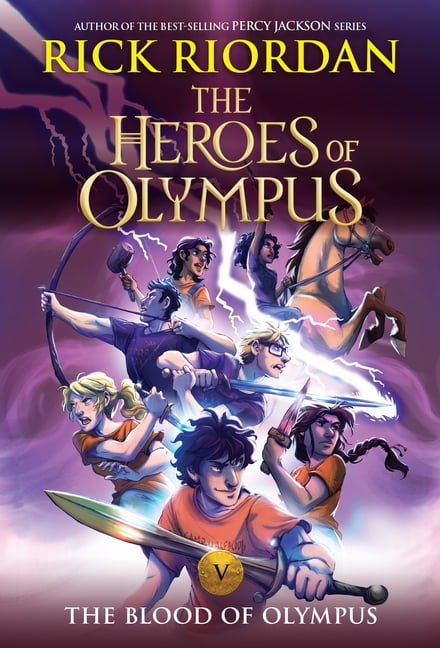 The Heroes of Olympus: Heroes of Olympus, The, Book Five: Blood of Olympus, The-(new cover) (Series #5) (Paperback)