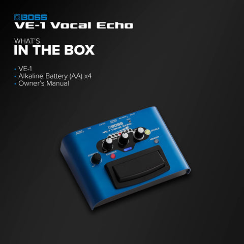 BOSS Vocal Echo Effects Processor Stompbox Guitar Pedal