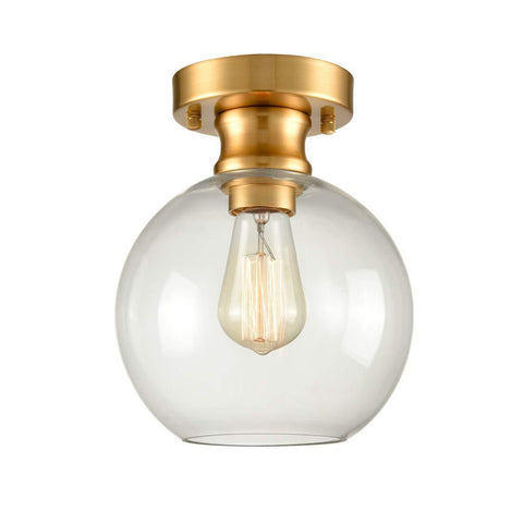 Globe Glass Ceiling Light