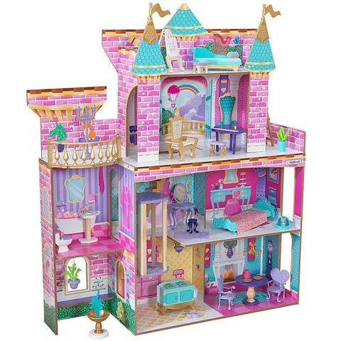 KidKraft Princess Party Castle Dollhouse, 30 Accessories