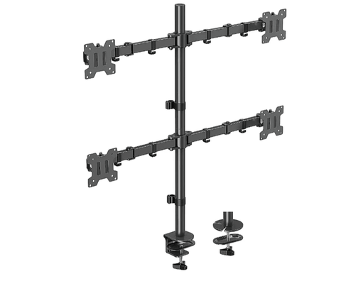 MOUNTUP Quad Monitor Stand, 4 Monitor Desk Mount