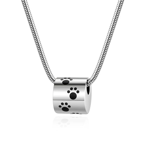 SOITIS Pet Urn Necklace Dog Ashes Necklace Cremation Necklace for Dog Cat Ashes Memorial Urn Necklaces
