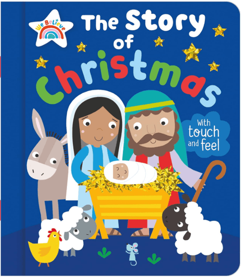 The Story of Christmas with touch and feel (Board Book)